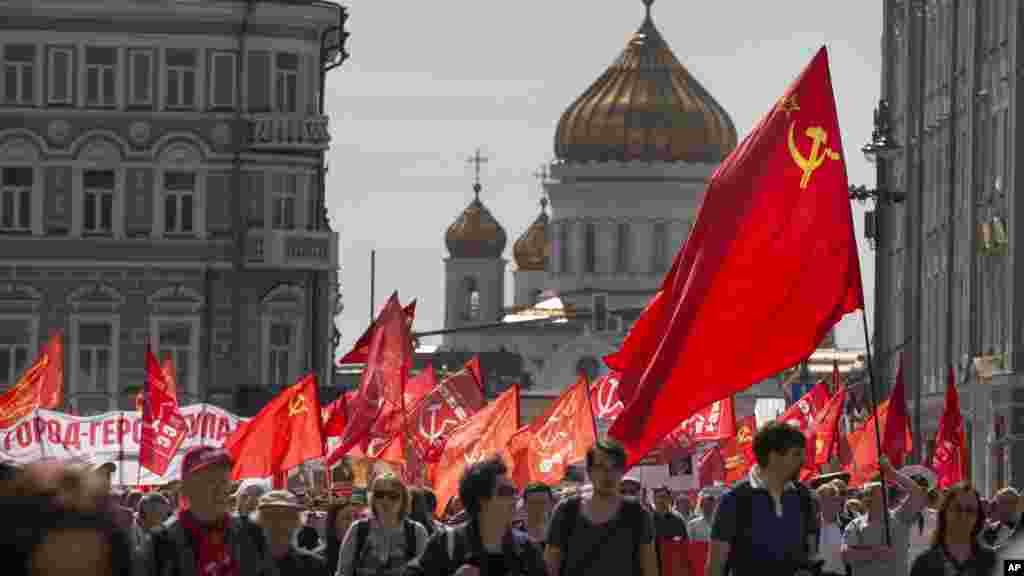 Babban Birnin Moscow ta kasar Rasha, ranar 1 ga watan Mayu, na 2017. &nbsp;