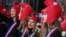 Manifestation à Paris, dimanche 6 octobre 2019, contre un projet de loi français qui donnerait aux couples de lesbiennes et aux femmes célibataires l'accès à la fécondation in vitro et aux procédures connexes.