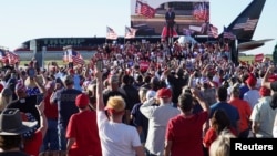 Former U.S. President Donald Trump attends his first campaign rally after announcing his candidacy for president in the 2024 election at an event in Waco, Texas, March 25, 2023.