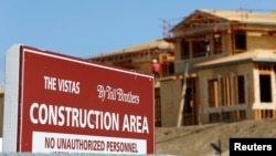 A single family home is shown under construction by Toll Brothers Inc, the largest U.S. luxury homebuilder, in Carlsbad, California, United States, May 23, 2016.  