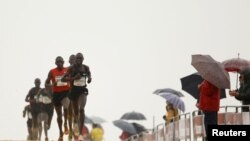 Geoffrey Kipsang en tête du peloton (Reuters)