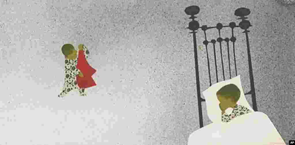 In "The Snowy Day,” Peter comes home with a snowball and is surprised when it melts.