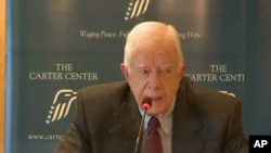 Jimmy Carter diz que a religião está demasiadamente presente nas eleições primárias republicanas a decorrer actualmente nos Estados do Sul