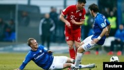 Lors du match du Bayern de Munich, le 18 décembre 2016.