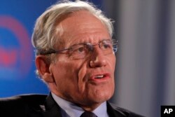 FILE - Bob Woodward speaks during an event sponsored by The Washington Post to commemorate the 40th anniversary of Watergate, June 11, 2012, at the Watergate office building in Washington.