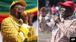 President Robert Mugabe and MDC-T Leader Morgan Tsvangirai