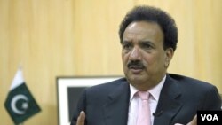 Menteri Dalam Negeri Pakistan, Rehman Malik