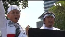 Klip : Unjuk Rasa di Kedubes AS Jakarta Kecam Donald Trump Terkait Yerusalem