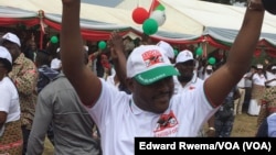 Pierre Nkurunziza, président sortant du Burundi au cours du lancement de sa campagne électorale, le 26 juin 2016, à Kirundo, Burundi