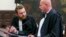 Lawyer for the accused, Sven Mary, right, attends the trial of Salah Abdeslam and Sofiane Ayari, at the Brussels justice palace in Brussels, April 23, 2018. 