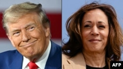 Mataimakiyar shugaban kasa Kamala Harris ta jam’iyyar Democrat da tsohon shugaban kasa Donald Trump na jam’iyyar Republican