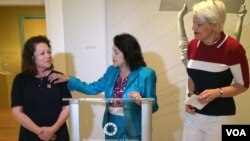 La Galería Nacional rindió honores a Dolores Huerta por su incansable lucha por los derechos básicos de los campesinos en Estados Unidos.