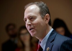 FILE - Rep. Adam Schiff, D-Calif., speaks to reporters on Capitol Hill in Washington, March 24, 2017.