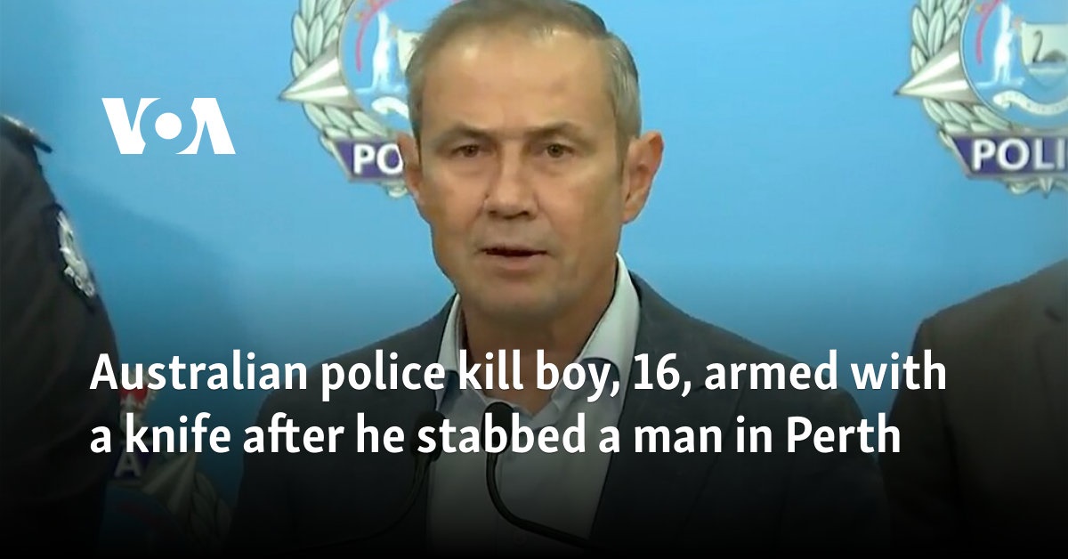 Australian police kill boy, 16, armed with a knife after he stabbed a ...