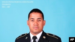 This photo from the U.S. Department of Defense shows Master Sgt. Luis F. Deleon-Figueroa. Deleon-Figueroa, 31, and Master Sgt. Jose J. Gonzalez, 35, died as a result of small arms fire in Faryab Province. Both were members of 7th Special Forces Group.