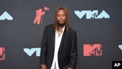 Fetty Wap arrives at the MTV Video Music Awards at the Prudential Center on Monday, Aug. 26, 2019, in Newark, N.J.