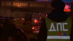 俄罗斯卡车司机在莫斯科举行抗议