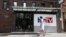 The entrance to Hir TV headquarters is pictured in in Budapest, Hungary, Aug. 1, 2018. Hir TV is among the media operations being donated to a foundation, creating a huge right-wing media conglomerate.