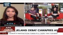 Laporan Langsung VOA untuk TVOne: Jelang Debat Pertama Cawapres AS