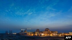 1일 아랍에미리트연합 아부다비의 바라카 원자력발전소. 