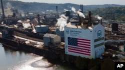 FILE - The United States Steel Mon Valley Works Clairton Plant is in Clairton, Pennsylvania, on Sunday, Oct. 13, 2024. 