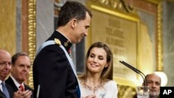 Raja Spanyol Felipe VI dan Ratu Letizia 