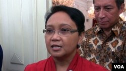 Menteri Luar Negeri Retno Lestari Marsudi. (VOA/Andylala Waluyo)