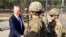 FILE - Defense Secretary Jim Mattis greets soliders at Fort Bragg, N.C, Dec. 22, 2017. 