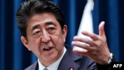 아베 신조 일본 총리.