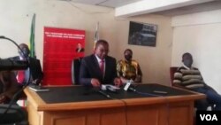 Douglas Mwonzora MDC-T Presser