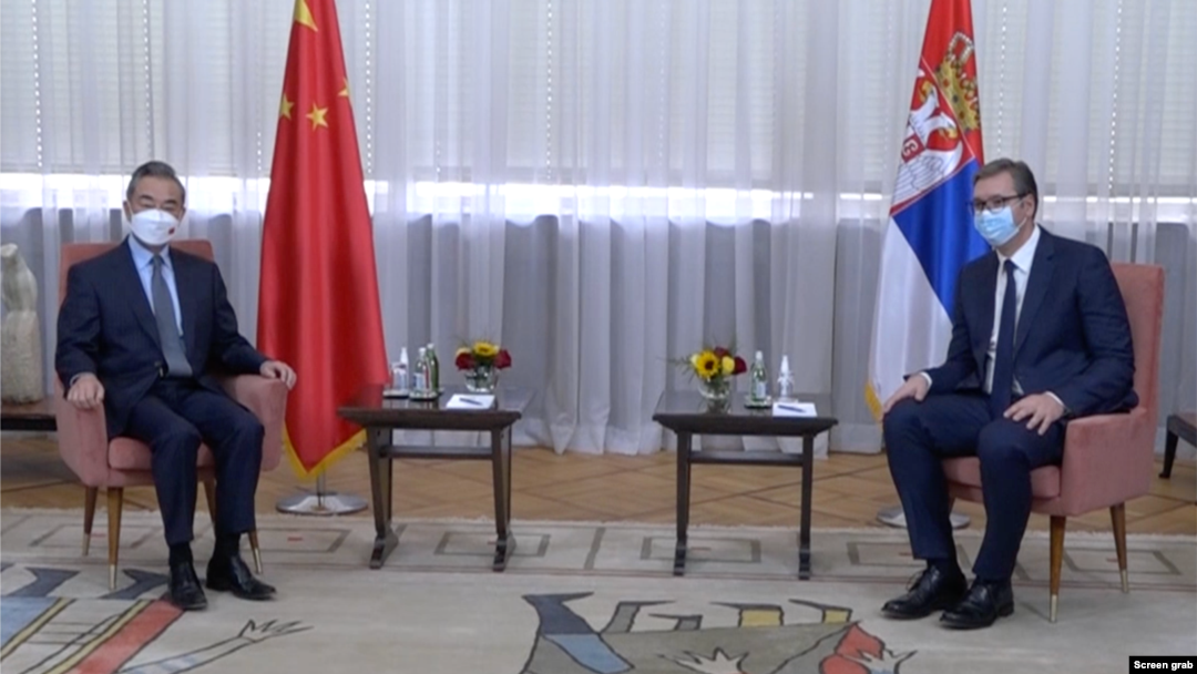 Ministar spoljnih poslova Kine Vang Ji i predsednik Srbije Aleksnadar Vučić