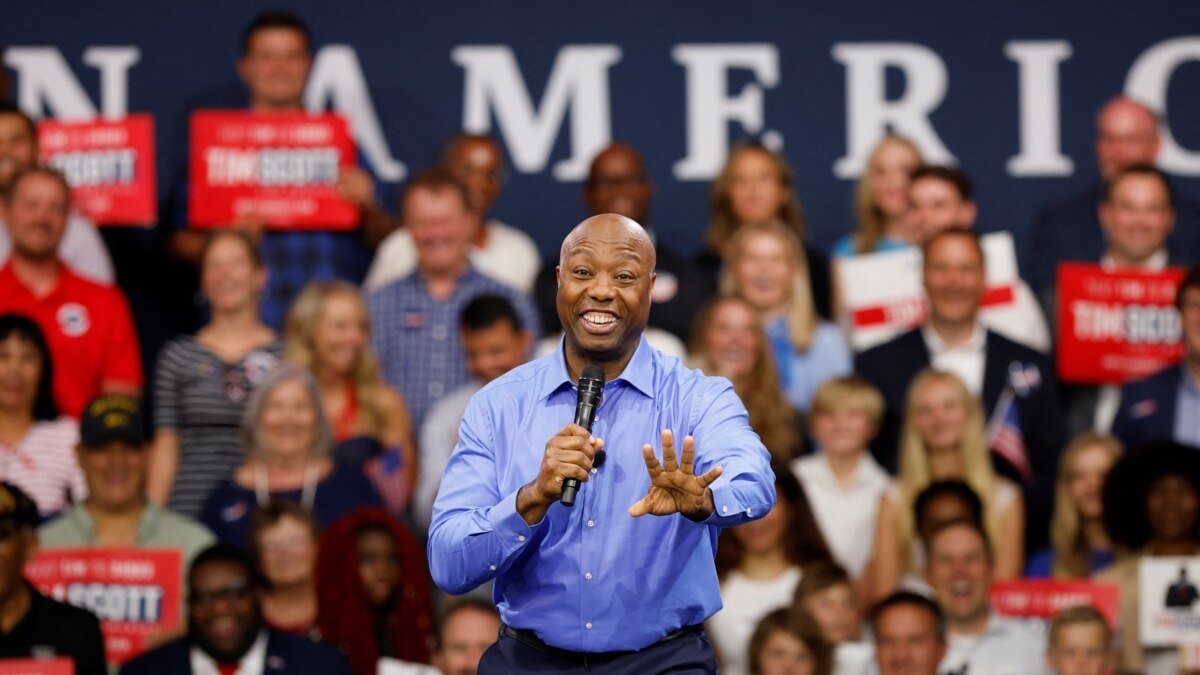 Senador republicano Tim Scott se une a la carrera por la presidencia de