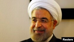 FILE - Iranian President Hassan Rouhani.