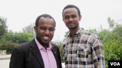 Ethiopian-Global-Initiative members Samuel Gebru and Fitsum Birhane