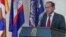 File: Phay Siphan, Cambodian government spokesman, speaks at a press conference on Cambodia and China Relations, in response to public criticism on an influx of Chinese nationals to Cambodia, Phnom Penh, March 11, 2019. (Khan Sokummono/VOA Khmer)
