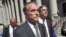 Republican Congressman Christopher Collins leaves federal court in New York, Aug. 8, 2018.