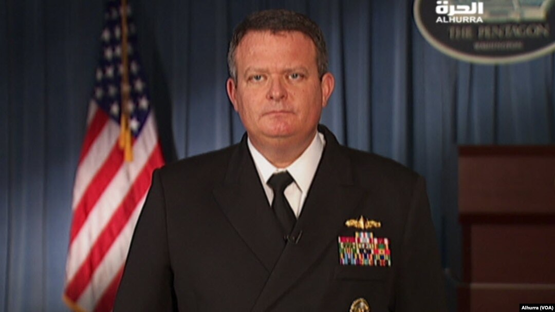 Juru bicara Pentagon, Kapten Angkatan Laut Jeff Davis (foto: dok).