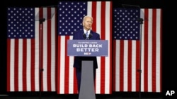 Demokrat Partili başkan adayı Joe Biden, Delaware eyaletinin Wilmington kentinde düzenlenen kampanya etkinliğinde iklim planını açıkladı. 