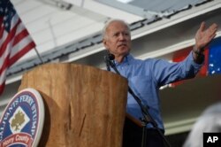 Mantan Wapres AS, Joe Biden di Galivants Ferry Stump, South Carolina, 16 September 2019. (Foto: dok).