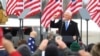 Vice President Mike Pence speaks to supporters at a pre-election rally in Hibbing, Minnesota, Oct. 26, 2020.