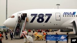 全日空787“夢幻飛機”10月26號首飛在香港著陸 (資料圖片)