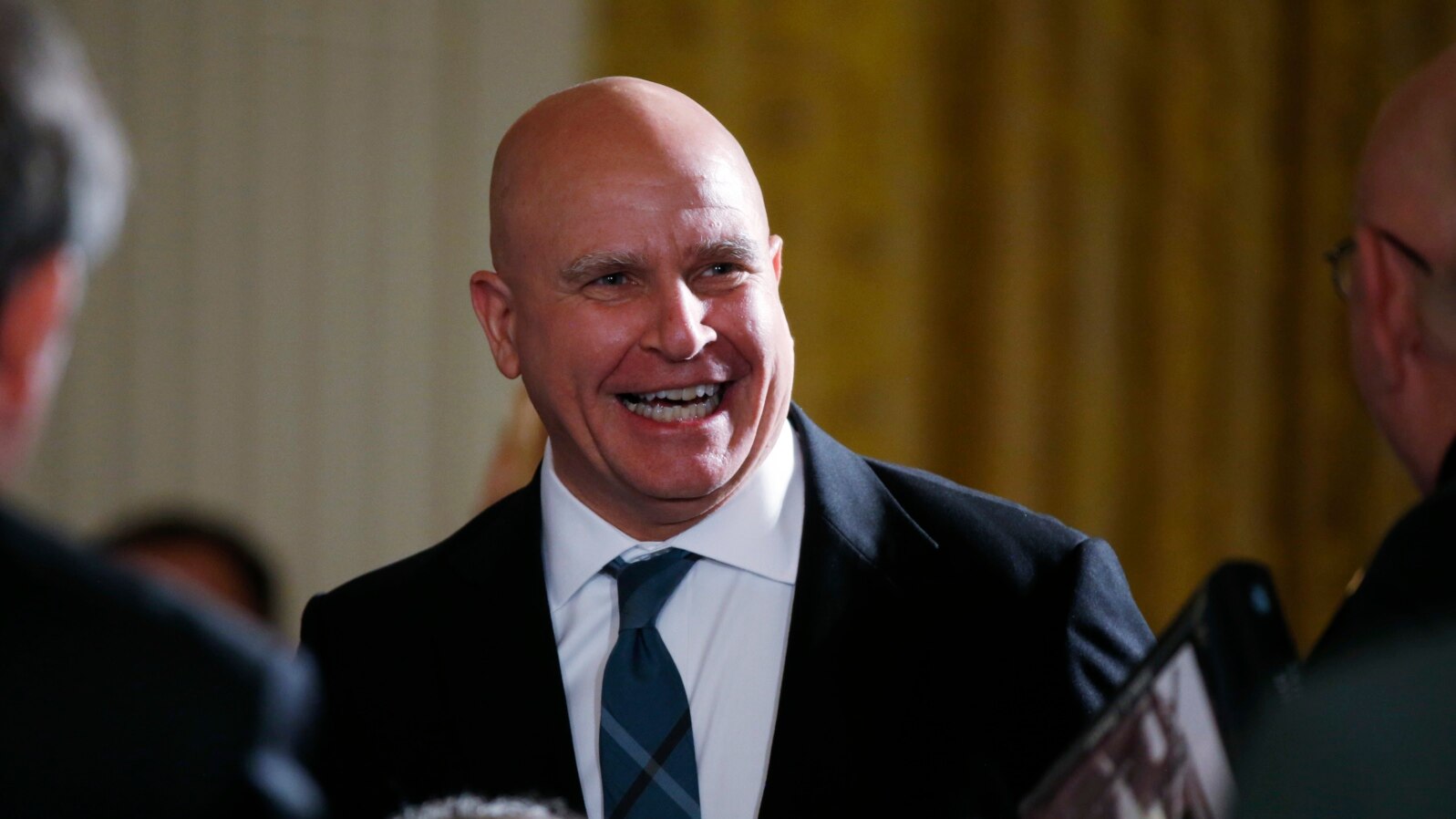 National Security Adviser H.R. McMaster attends a ceremony in the East Room of the White House in Washington, Oct. 23, 2017.