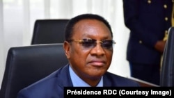 Premier ministre Bruno Tshibala na bokutani ya ba institutions na Cité de l'Union africaine, Kinshasa, le 18 mars 2019. (Présidence RDC)