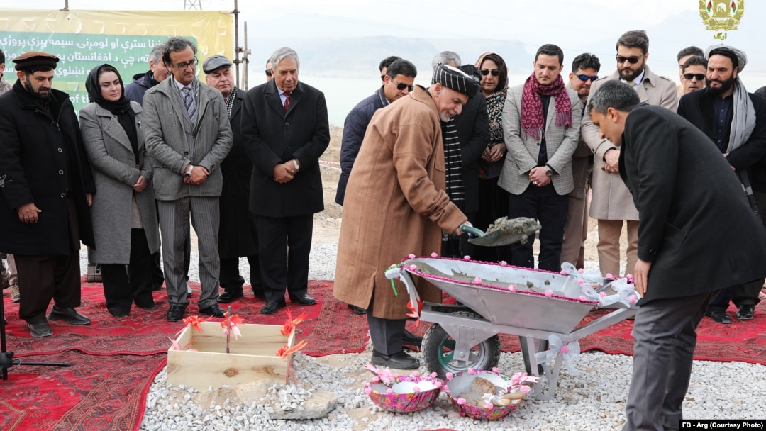 Afg’oniston Prezidenti Ashraf G’ani ishtirokida "CASA-1000" loyihasiga start berilmoqda. Kobul, Afg'oniston. 