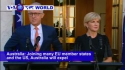 VOA60 World PM -Australia will expel two Russian diplomats over the Britain nerve agent attack