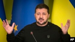 El presidente ucraniano Volodymyr Zelenskyy en Kiev, Ucrania, el 4 de noviembre de 2023. 