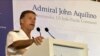 Адмірал Джон Аквіліно виступає з промовою в аналітичному центрі в Сінгапурі, 16 березня 2023 р. 20 березня адмірал заявив про готовність Китаю вдертися на Тайвань до 2027 року. (Фото: IISS через AP)