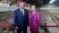 Prezident Islom Karimov rafiqasi Tatyana Akbarovna bilan, Xitoy muzeylaridan birida, 20-avgust, 2014