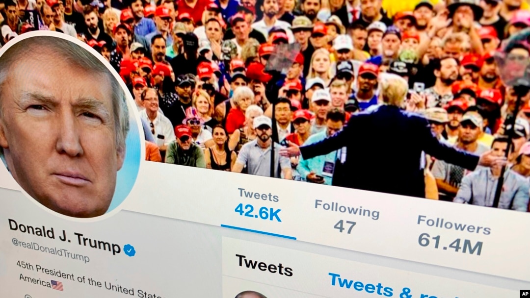Nekadašni profil Donalda Trumpa