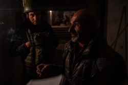 Hmayak Vanyan, 60, is a former soldier who fought in the '90s, and his sons are now fighting in an extension of that conflict. Oct. 9, 2020, in Nagorno-Karabakh. (Yan Boechat/VOA)